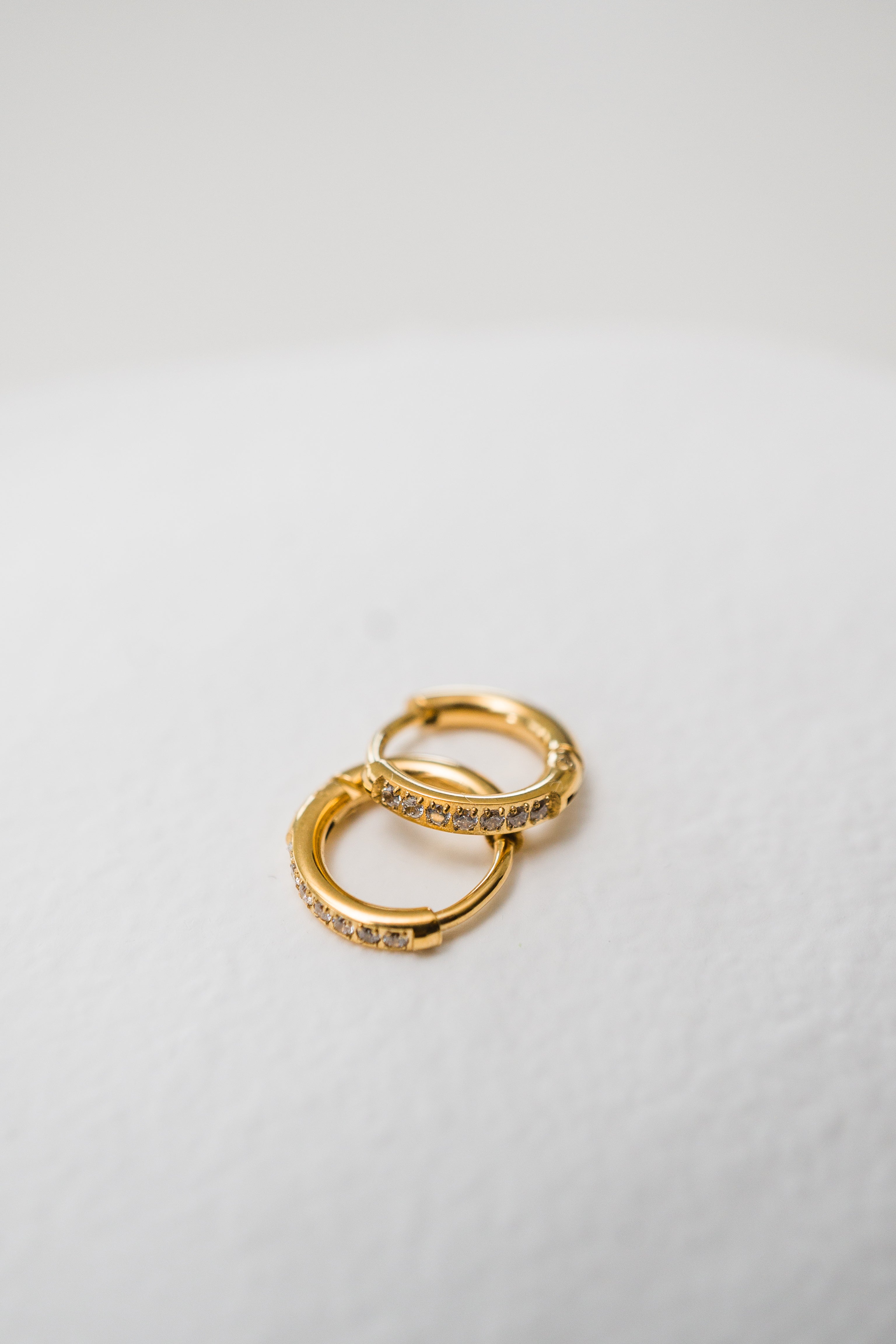 Boucles d'oreilles Mini Celia strassé