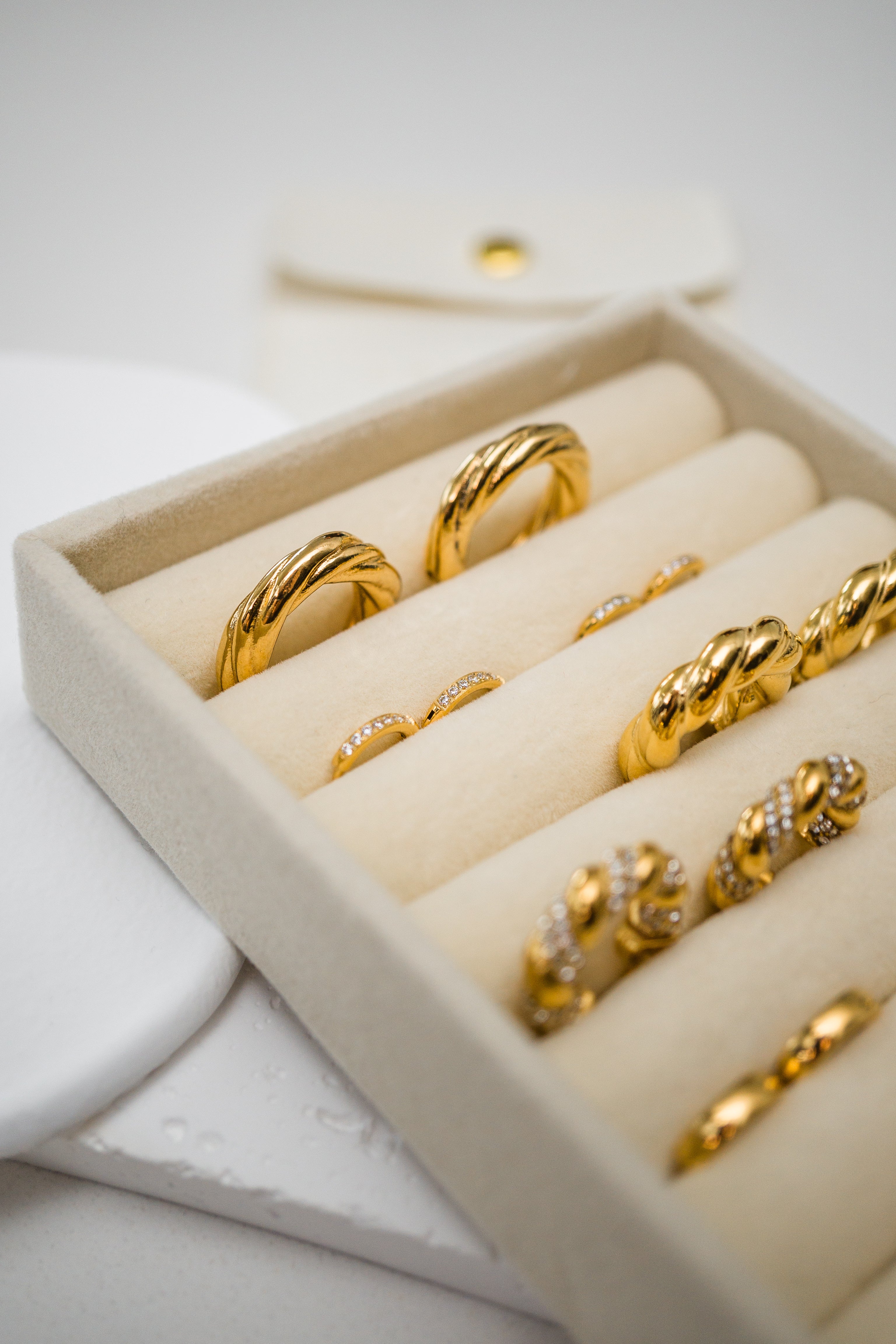 Boucles d'oreilles Celia avec strass